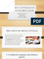 Productividad en La Construccion