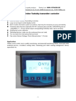 ZS-6150 Online Turbidity Controller With Sensor