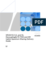 SRAN15.0 NR UL and DL Decoupling&LTE FDD and NR Uplink Spectrum Sharing Delivery Guide v0.1