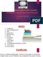 Chemistry Investigatory Project