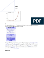 Taylor's Theorem: Navigation Search