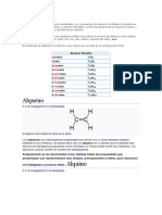 Alcanos, Alquenos y Alquinos