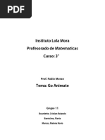 GRUPO #11 - 3° Año Matemáticas Lola Mora - Go Animate - Vyond