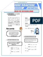 Criterios de Divisibilidad para Tercero de Secundaria