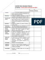 Evaluación Final Discurso Público