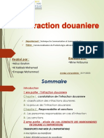 Expose de L'infraction Deouaniere