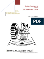 Práctica 3. Análisis de Mallas de Circuitos