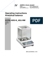 Analytical Balance Manual