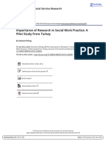 Importance of Research in Social Work PR PDF