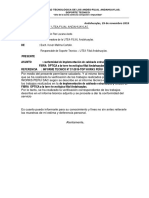 Informe #013 Soporte