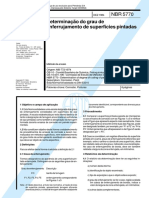 ABNT NBR 5770 - 1984 - Determinação Do Grau de Enferrujamento de Superfícies Pintadas