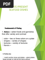 Plate Seafood Dishes