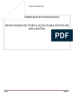 Escopo Montagem de Tubulação para Sistema de Captação de Efluentes Da SL2