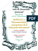 01 - Psicomotricidad y Concepciones de La Educación Psicomotriz