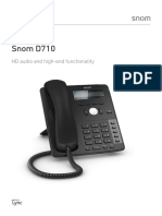 Snom D710 Datasheet