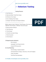 Selenium Testing Process