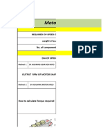 Motor Gear Box Selection