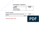 Proforma de Gastos Previos A La Asamblea