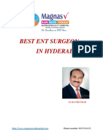 Best Ent Surgeon in Hyderabad - Ent Hospital