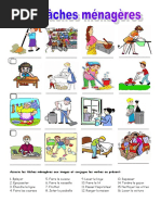 Les Taches Menageres Exercises Feuille Dexercices Fiche Pedagogique 70153