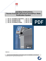 User Manual - Barnstead - Smart2Pure 3 - Smart2Pure 6 - Serial Numbers Below 41474435 - P-N - 50133497 PDF