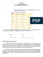 STM 128 - Aldehydes and Ketones Hand - Out