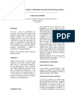 Extraccion de La Caseina y Determinacion Del Punto Isoelectrico