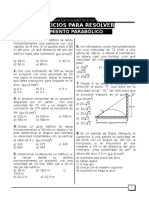 Movimiento Parabólico Ejercicios