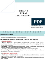 Human Settlements and Planning