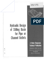 Hydraulic Design of Stilling Basin and Energy Dissipator