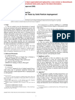 ASTM G76-95 (Reapproved 200) Standard Test Method For Conducting Erosion Tests by Solid Particle Impingement Using Gas Jets