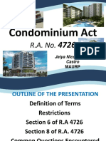 Condominium-Act Presentation