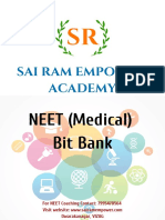 SREA-NEET Bit Bank PDF