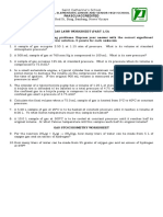 Gas Laws Worksheet