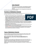 What Is A Distribution Channel