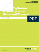 WKS 1 Excavations ACOP Fire Explosions in Underground Mines Tunnels