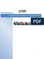 Organisational Profile of Maruti Suzuki