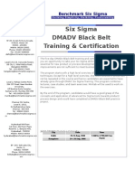 Benchmark Six Sigma DFSS Black Belt Certification