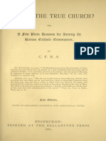 Which Is The True Church Or, A Few Plain Reasons For Joining The Roman Catholic Communion, Charles F. B. Allnat PDF