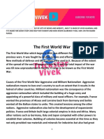 The First World War - Vivek Agarwal