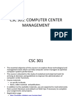 1 - Intro csc301 Computer Center Management