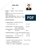 CV Melisario Prado (Técnico Instrumentista)