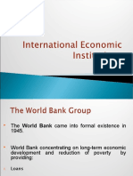 International Economic Institutions