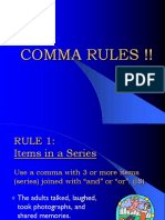 Comma Rules