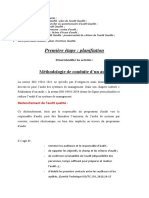 Méthodologie de Conduite D Audit