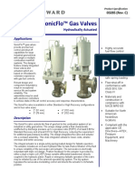 Woodward - SonicFlo Gas Valves, Hydraulically Actuated