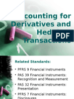 Accounting For Derivatives and Hedging-Transactions