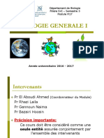 Ecologie Generale I