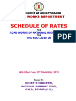 Chhattisgarh SOR 2019-20