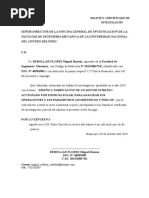 SOLI. CERTIF. DE HABER REALIZADO TRABA. DE INVESTIG. 1.miguel